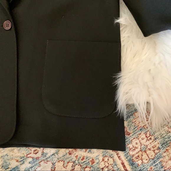 VTG Black Staple Blazer with Single Button - Picture 7 of 11